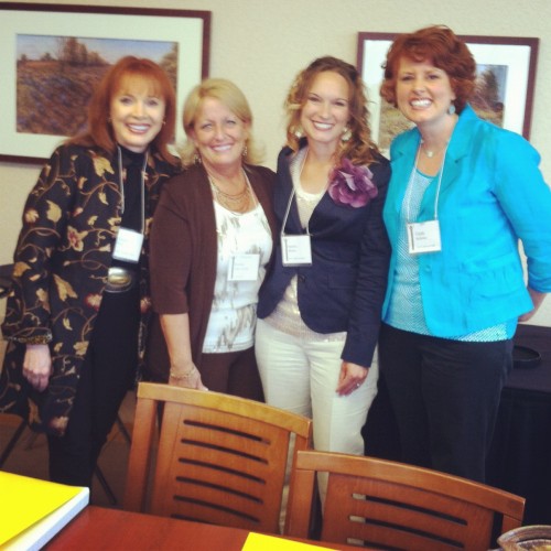 Speak up 2012, Carol Kent, Donna Fagerstrom, me, Cindy Bultema