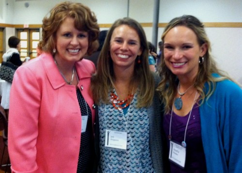 Cindy Bultema, Jen Ferguson, and me at the Speak Up Conference.