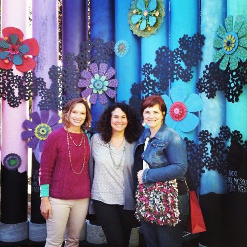 Me, Julie Cantrell, Susie Finkbeiner at Art Prize