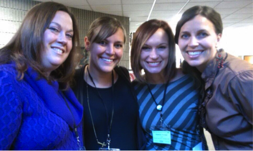 Kristine McGuire, Lisa Van Engen, me, and Amy Sullivan